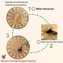 1pc Handwoven Oval Shaped Bohemian Style Linen Fiber Rug, Suitable For Living Room - Geometric Pattern, Beige Carpet, Non-Slip Bathroom Mat, Alfombra, Kitchen Mat, Washable, Suitable For Bedroom, Patio, Indoor & Outdoor Use, Autumn Home Decor, Room Decor - Christmas Gift! - Coffee Brown - View 12