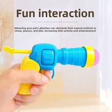 Juguetes de Navidad para mascotas, lanzador de bolas de peluche, bolas de piel de alta elasticidad y coloridas silenciosas, juguetes interactivos automáticos para gatos