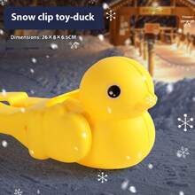 1 Pc-2025 New Snowball Clip Toy, Little Alligator Hair Clip Snowball Artifact, Winter Snow Playing Tools, Snowball Fight Equipment-Interaction-Making Friends-Family-Best Selling-Explosions-Gifts For Male And Female Friends-Birthday Gifts-Christmas Gifts-Perfect Gifts-Gifts