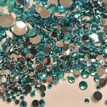 15g 混合尺寸 2-6mm 樹脂平底水鑽，非熱固式美甲飾品，亮面亮片果凍珠，適用於美甲、馬克杯、瓶子、杯子、手機、化妝品 DIY 配件、指甲飾品、美甲用品 - 彩色 - 查看 21