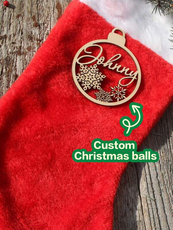 Christmas Tree Baubles,Christmas Tree Decors,Custom Xmas Baubles,Wooden Baubles,Laser Cut Baubles,Gift Tags For Christmas, Gift Tags.This Custom Made Christmas Ornament Will Add Just The Right Amount Of Sparkle To Your Celebration!Personalized With Your Needed Name.This Personalized Ornament Will Add Just The Right Amount Of Sparkle To Your Celebration