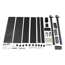 CNCEST Desk Pegboard, Clamp On Desk Organizer Shelf, Desktop Bookshelf Storage Shelves, Privacy Panel For Home Office Dorm Gaming Desk, Carbon Steel, 39.4" X 37.4", Black - 黑色 - 查看 11