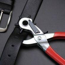 1Pcs Hole Puncher 6 In 1 Multi-Function Portable Leather Puncher Hole Puncher Household Tool Punching Pliers - Default - View 3
