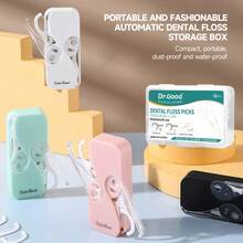 Przenośny pojemnik na nić dentystyczną, dozownik nici dentystycznej, automatyczne wykałaczki do nici dentystycznej, pojemnik na nici dentystyczne, akcesoria do czyszczenia zębów