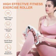 Deep Tissue Leg Massager & Cellulite Remover - Lymphatic Drainage Roller To Smooth Skin, Relieve Pain, And Sculpt Thighs & Buttocks - Multicolor - View 12