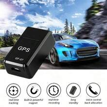 1/2/3pcs GF-07 GPS Car Tracker Real-Time Tracking Vehicle Anti-Theft Pet Locator SIM Message Positioner (No SIM Card), Vehicle Security, Compact Design, Durable Construction, GPS Device, Pet Owners - Black - View 2