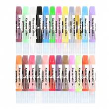 Bộ 20 bút vẽ vải nhiều màu, mỗi bút 10ml, bút vẽ đa năng DIY, thích hợp cho Halloween, trang trí Giáng sinh, nến thủy tinh, vải vóc, đồ thủ công bằng gỗ, dụng cụ nghệ thuật khô nhanh, quà tặng - Nhiều màu - Xem 4
