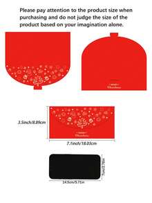 1/5/10 pezzi Buste regalo di Natale, Buste rosse, Buste per contanti con design in oro a tema natalizio, Decorazioni per Capodanno, Accessori per feste e atmosfera natalizia, Regali di Natale, Decorazioni per feste di matrimonio e compleanni, Decorazioni natalizie per la casa, Decorazioni invernali per la casa - Multicolore - Visualizzare 4