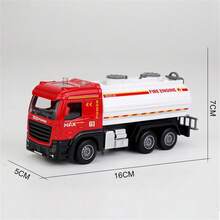Alloy Construction Vehicles, Fire Truck Toys, Construction Crane Toy Series, Excavator, Mixer Truck, Bulldozer, Forklift, Dump Truck, Vehicles, With Lights And Sounds, Suitable As Birthday Gifts For Toddlers, Kids, Boys And Girls - Multicolor - View 42