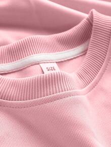 2pcs Set Girls Sweet Cherry Print Sweatshirt Set, Soft & Comfortable, Spring & Autumn Daily Casual Wear