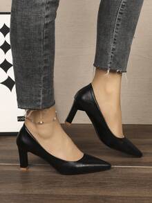 Tacones altos de punta fina para mujer, sexy, de moda, elegantes, versátiles y para uso diario