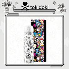 Official Tokidoki Unicorno Water Bottle, Cartoon Vacuum Reusable Insulated Stainless Steel 16.9oz Cup Thermoses With Locking Cover Leak-Proof - Đen và trắng - Xem 1