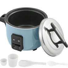 Olla arrocera comercial de 60 tazas, antiadherente, 13 l, mantiene caliente las 24 horas, para restaurantes - Tapa dividida de 13 L - Ver 8