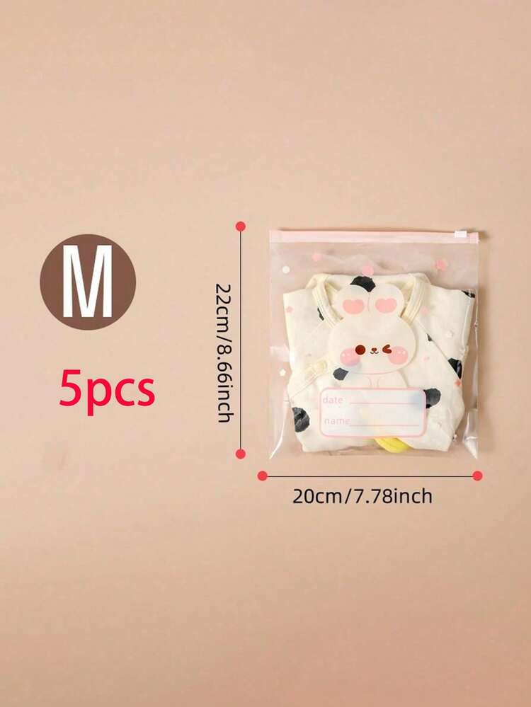 5/10个透明收纳袋，适用于DIY手工材料、运输包装，磨砂拉链塑料袋，保持衣物清洁，透明塑料服装袋，可用于包装T恤、衬衫、文件、衣物，可重复密封，磨砂可重复密封袋，医院用品包，孕妇用品，旅行收纳袋，整理袋，节省空间的收纳袋，鞋子，化妆品旅行袋 - 彩色 - 查看 13