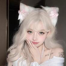 Pink Blue Black Cat Ear Headband Hair Clip Sweet Lolita Cosplay Hair Clip Cat Girl Hair Accessory Suitable For Wearing At Comic Con Events - 粉紅色髮夾 - 查看 12