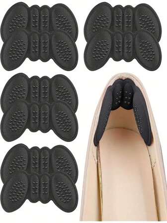 1/2/4/Dubbla hälskydd, bekväma hälskydd och innersulor, lämpliga för både män och kvinnor, förhindrar friktion och blåsor, perfekt för stora skor, dämpande kuddar för skornas insida