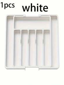 1 pieza Caja de almacenamiento de cubiertos de gran capacidad, bandeja de cubiertos expandible, organizador de utensilios para cuchillos, tenedores, cucharas, palillos, almacenamiento en el mostrador de la cocina, adecuado para regalos de vacaciones, regalos de cumpleaños, regalos de Navidad, regalos de Halloween, regalos del Día de la Madre, regalos del Día de San Valentín, regalos de Acción de Gracias, decoración del hogar, almacenamiento para fiestas y Navidad