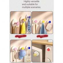 Suction Cup Hook - Dopamine Suction Cup, No Trace, Reusable And Detachable, Stainless Steel Hook, Suitable For Tiles, Glass, Windows, Showers, Kitchens, And Bathrooms