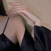 Full Diamond Bracelet For Women  Crystal New Style Bracelet Ring With Diamond Fashion Jewelry Full Diamond Bracelet