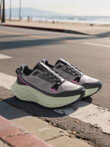 Women's Walking Shoes Cushion Running Tennis Non-Slip Comfortable Workout Gym Athletic Breathable Fashion Sneakers ActiveLite - 黑色 - 查看 8