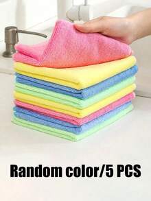 3/5/10/20 Reusable Kitchen Towels, Multipurpose Absorbent Dish Towels, Durable Dish Cloth For Home, Kitchen And Bathroom