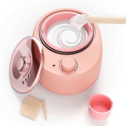 Wax Pot Warmer Portable Melt Hard Wax Melter For Body And Facial Waxing Hard And Soft Wax Salon Home Use Girls & Women & Men
