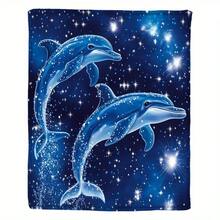 Soft And Comfortable Dolphin Blanket: Naps, Travel, And Festive Gifting - Available In 149.86cm X 99.06cm And 149.86cm X 129.54cm Sizes