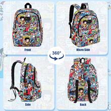 Official Tokidoki Unicorno Backpack With Keychain For Women Men, Cartoon Large Capacity Travel Laptop Book Bag Casual Daypack Shoulder Bag - Nhiều màu - Xem 5
