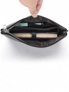 Braiding Style Men PU Leather Wallet Purse Money Credit Card Holders Men Wallet Money Bag Old Money - Black - View 11