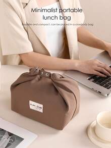 1 szt. Torba na lunch dla kobiet i mężczyzn, studentów, szczelna, izolowana, miękka, duża torba termiczna na lunch - wielokrotnego użytku pudełko na lunch do pracy w biurze, szkoły, na piknik, plażę, torby szkolne, torby do przechowywania dla nauczycieli, torby do klasy, torby do klasy (czarne/szare/brązowe)