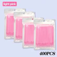 Waloshow 100 片/包一次性睫毛湿巾棒，睫毛延长清洁工具 - 彩色 - 查看 38