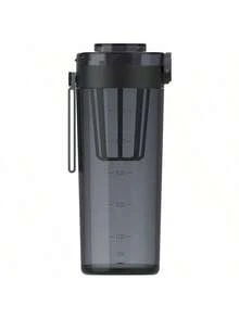 Xiaomi Cốc nước Tritan dung tích lớn 600ml, cốc thể thao, chất liệu Tritan, thiết kế mở bằng một nút bấm, cốc lắc đựng bột protein - màu đen - Xem 2