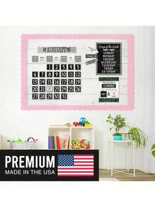Classroom Calendar, 98 Pieces, Bulletin Board, Hadley Designs, Calendars & Planners, Calendar 2025, Calendar Creative Minimalist, Calendar>Teacher, Yearly Calendars, Calendario 2025-2026, Academic Calendar 2025-2026, Wall Calendar 2025, Numbers Calendar, - 農舍現代灰色 - 查看 1