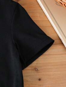 Young Girls T-Shirts - Black - View 4
