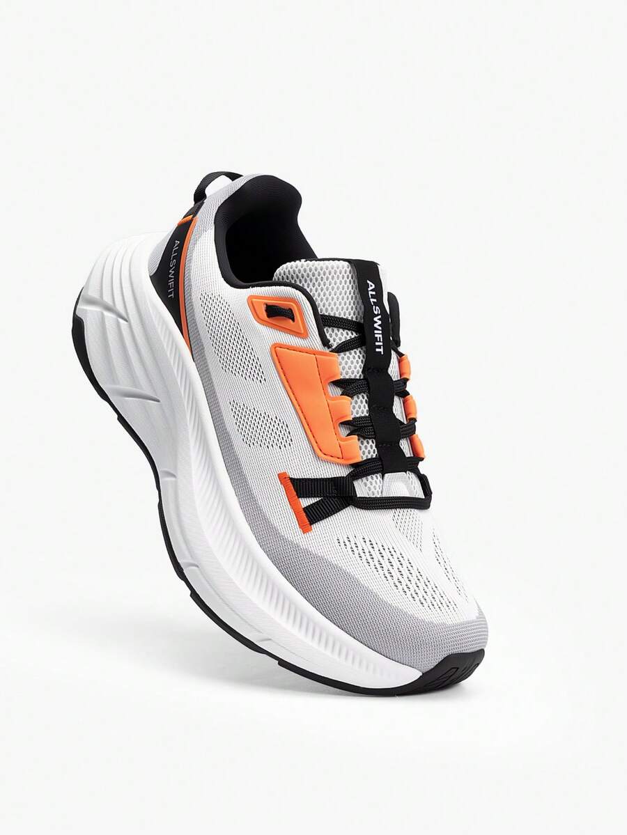 Women's Walking Shoes Cushion Running Tennis Non-Slip Comfortable Workout Gym Athletic Breathable Fashion Sneakers ActiveLite - 淺灰色 - 查看 1