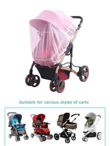 Mosquitero Para Cochecito De Bebé - Rosa - Ver 2