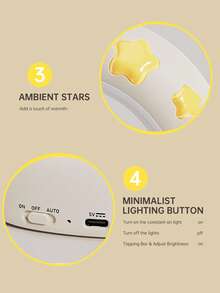 1个猫咪造型睡眠夜灯，USB充电式睡眠伴侣灯，3档调光柔和灯光，亮度可调，可作台灯、办公室装饰灯、床头灯，适合卧室、客厅，亦可作节日礼物。