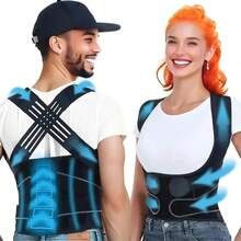 Back Brace Posture Corrector For Women And Men - Adjustable Back Support Shoulder Straightener, Lower Back Pain Relief, Back Straighter Instant Posture Corrector - Scoliosis, Hunchback, Hump, Corrector - Black - View 12
