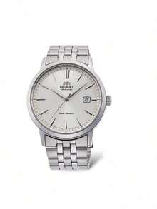 Reloj automático mecánico resistente al agua para hombre de Orient con calendario, esfera blanca y referencia RA-AC0F02S10B