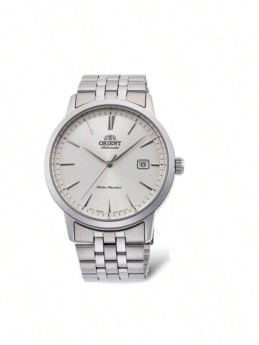Reloj automático mecánico resistente al agua para hombre de Orient con calendario, esfera blanca y referencia RA-AC0F02S10B