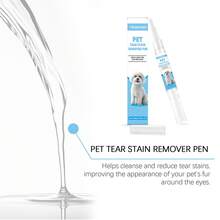 Pet Cat & Dog Tear Stain Remover Pen, Cleaning Solution For Cat & Dog Eye Tear Stains, Universal Pet Care Drops