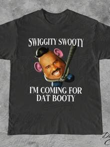 Swiggity Swooty Potatohead Parody Shirt, Unhinged Funny Shirt, Weird Shirt, Inappropriate TShirt, Hilarious Meme Parody, Gag Gift For Friend - màu đen - Xem 1