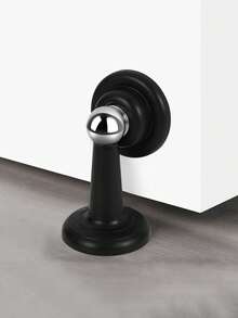 1/2/3pcs Strong Magnetic Door Stopper, Magnetic Door Stoppers For Bottom Of Door Magnetic Door Stop, Double-Sided Adhesive Tape,Decorative Matte Black Door Stopper, Noise Reduction Silicone Made, Easy Install No Drilling - Multicolor - View 11