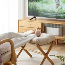 Folding Footrest, Leg Rest Cushion For Sofa, Recliner, Office Desk, Foot Stool