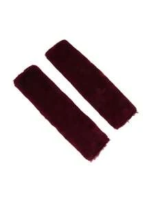 2Pcs Soft Car Seatbelt Cover Sheepskin Seat Belt Pillow Pad Seat Belt Strap Cover Shoulder Pads For Bag Car Accessories - Multicolor - View 20