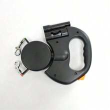 1 einziehbare Doppel-Hundeleine, automatisch ausziehbares Haustier-Zugseil, Anti-Zieh Doppel-Hundeleine