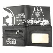 Star Wars 星球大战白武士小巧轻便钱包，便携多层，简约身份证夹，时尚，生日，圣诞节，情人节，周年纪念，情侣礼物，女孩，女士，学校用品，宿舍，名片夹，女士信用卡夹 - 彩色 - 查看 7