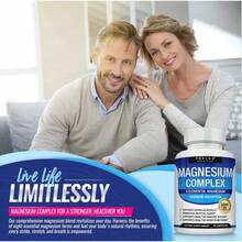 Magnesium Glycinate Magnesium Complex Supplement 8 Elemental 1000mg -  Citrate, Malate, Taurate,  Easy Absorption For Bones 90 Capsules Healthcare Fitness Dietary Edible Natural Bathroom Calcium Healthy Immune System Healthy Body Function Muscle - 1個 - 查看 4