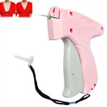 1 set + 5000 st. klädreparationssypistol, bärbar klädsymaskin, snabb sypistol, mini klädreparationspistol, snabb reparation av kläder, quilt- och spikmaskin, klädkantmaskin - Sypistol + 1000 limnålar + 6 nålar - Visa 7