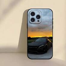 Sport H-Mercedes-w Coole Auto Handyhülle Schwarze Schale Für iPhone 16 15 11 13 14pro Max Plus X Xr Xs Max 12Mini Kompatibel Mehrfach